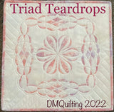 DM QUILTING - TRIAD TEARDROP Templates