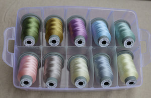 Modern Baby Glide thread Collection, soft colours for the gentle quilts