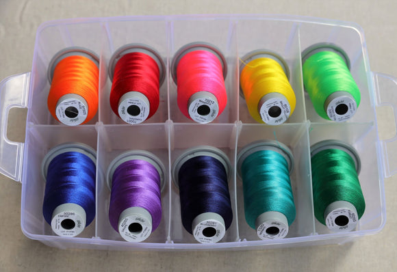 Oh Sew Bold, a  Glide thread collection for your brightest quilts